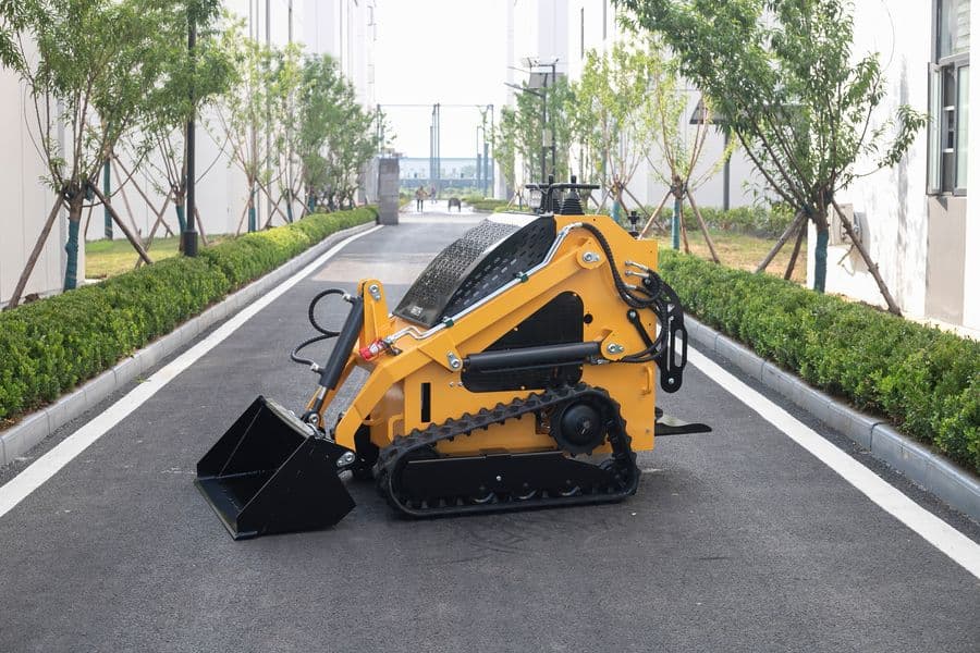 Landscaping skid steer, agricultural compact loader, farm skid steer loader, attachment-ready loader